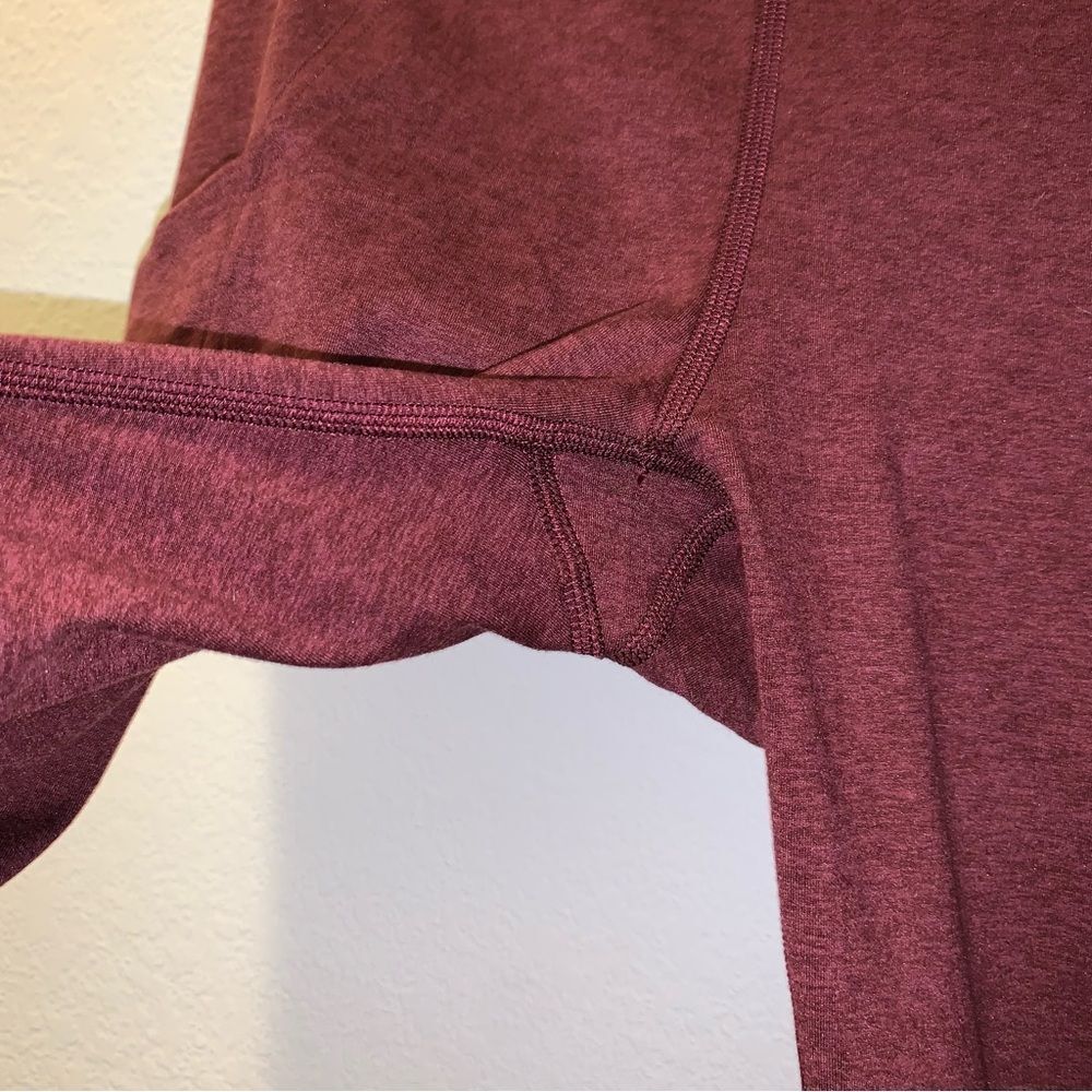 Lululemon Soft Sueded 25” High Rise Tight Red Leggings 6 - Picture 6 of 8